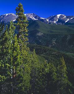 Mountain scene, Rocky Mountain National Park