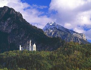Neuschwannstein, fairytale castle built by Mad King Ludwig of Bavaria