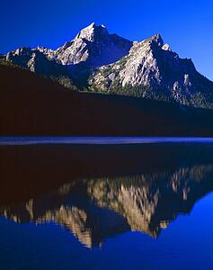 Early morning in the Sawtooth Range, Sawtooth National Forest