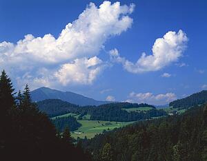 Mountain scene in Austrian Tirol region