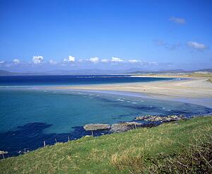 Irish seascape and beach