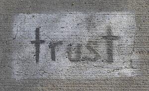 Trust on concrete