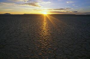 Sunrise over Alvord Desert