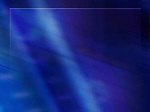 Blue graphic background.