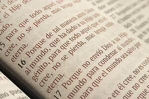 John 3: 16 in Spanish Bible