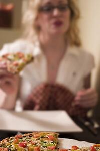 Woman dining
