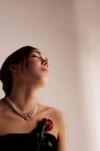 Young woman in love