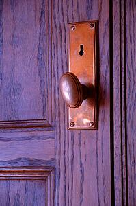 Closed door