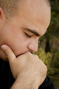 Man in thought