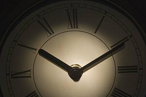 Close-up of a wall clock