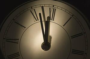 Close-up of a wall clock