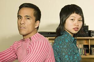 Portrait of young couple