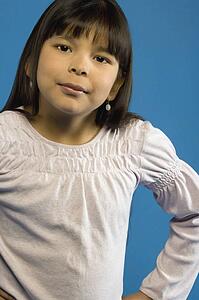 Girl with hands on hips
