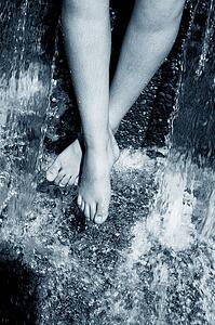 Legs and water