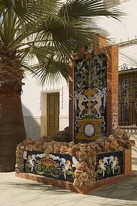 Traditional Fountain in Town Square
