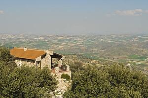 View from mountain-side chalet