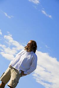 Man standing outdoors