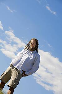 Man standing outdoors