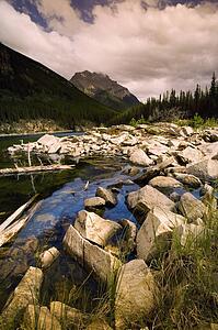 Rocky shoreline