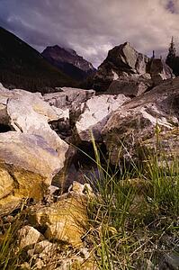 Rugged rocky terrain