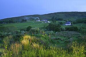 Hillside houses