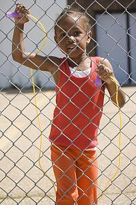 Girl with skip rope