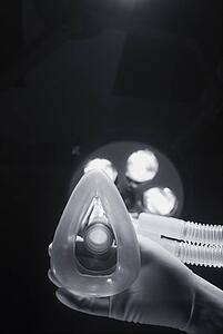 Doctor applying anesthesia
