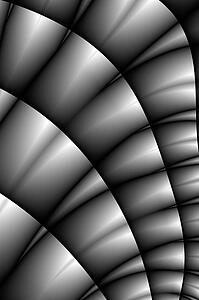 Black and white abstract design