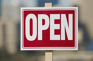 Open sign