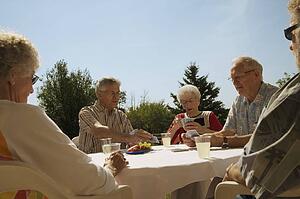 People playing cards