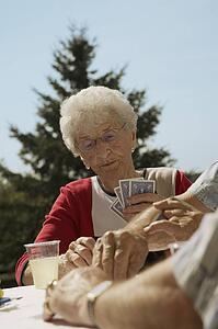 People playing cards
