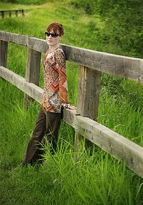 Woman with sunglasses