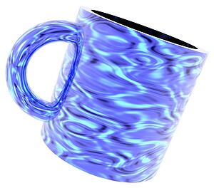 Liquid coffee mug 