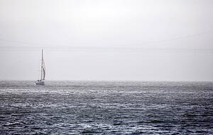 Boat at sea