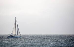 Boat at sea
