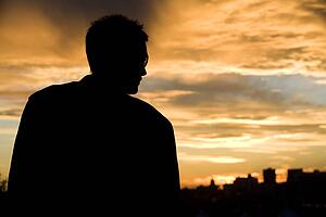 Male silhouette