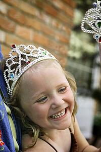Girl in a tiara
