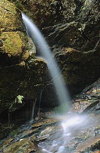 Waterfall in mountains