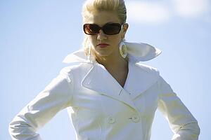 Female wearing sunglasses