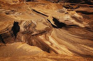 Eroded rock