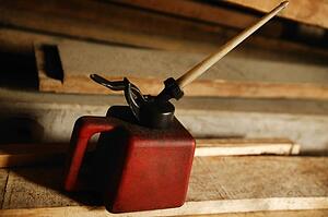 Jerrycan and lumber