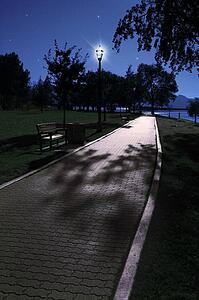 Park in the evening
