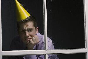 Unhappy man