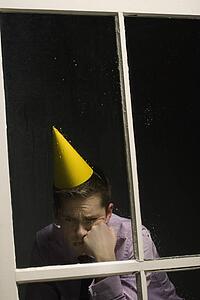 Unhappy man