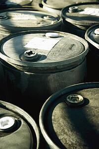 Battery acid barrels
