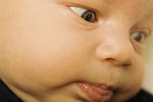 Closeup of a baby's face