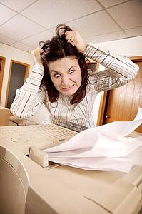 Frustrated woman