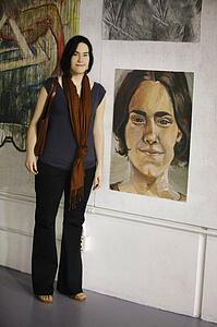 Painting of a lady