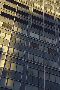 Side of urban building
