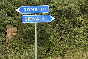 Italian street signs 